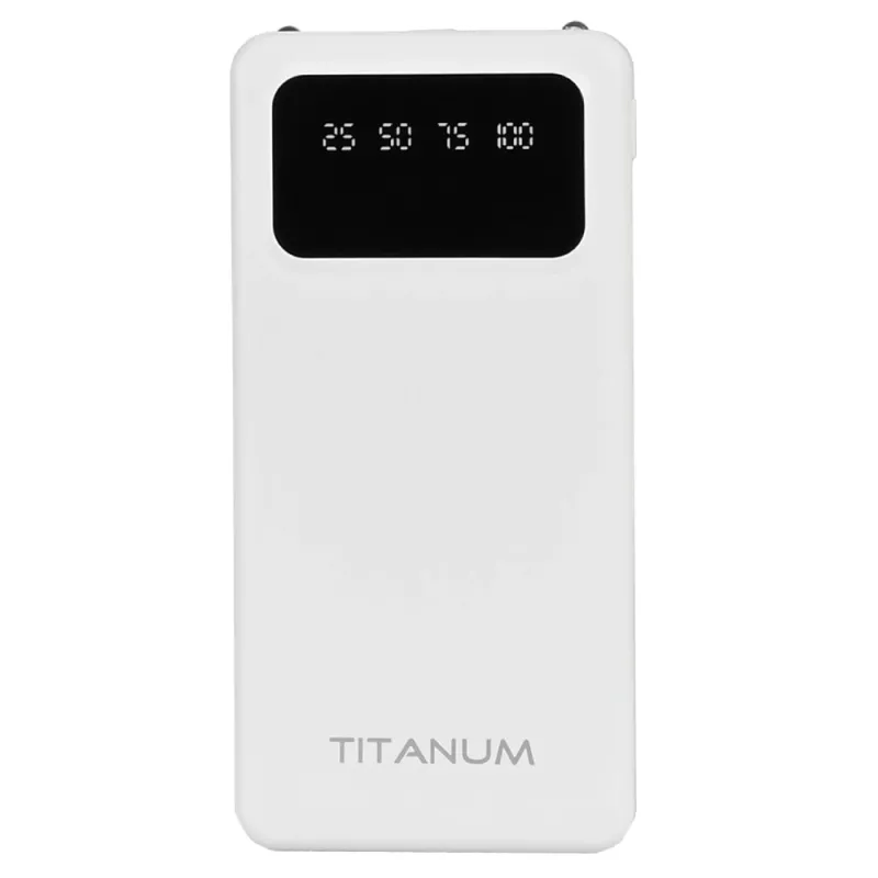 Повербанк Videx TITANUM OL21 10000mAh білий