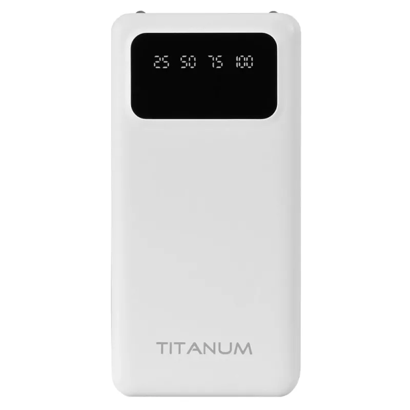 Повербанк Videx TITANUM OL03 30000mAh білий