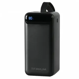 Повербанк Videx TITANUM 741S 22.5W 50000mAh чорний