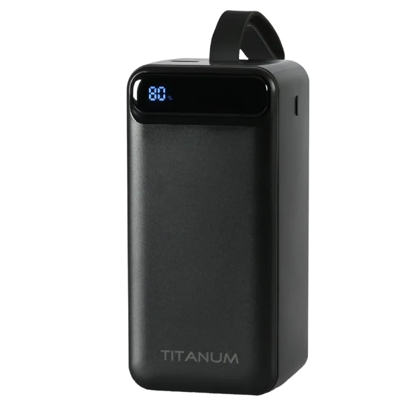Повербанк Videx TITANUM 741S 22.5W 50000mAh чорний