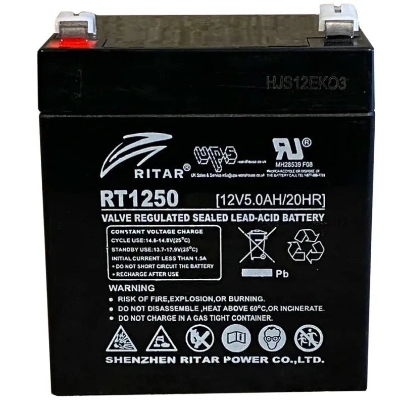 Акумуляторна батарея 5 Аг Ritar RT1250(12V5AH) свинцево-кислотна