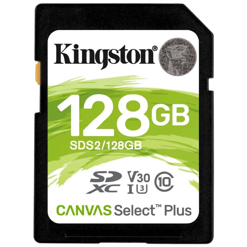 Карта пам'яті Micro SDXC 128Гб Kingston Canvas Select Plus 100R C10 UHS-I U3 V30