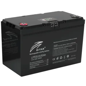 Акумуляторна батарея 50 Аг Ritar LFP25.6V50AH G3 літій-залізо-фосфатна із системою підігріву та Bluetooth
