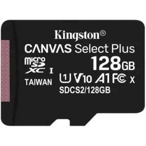 Карта пам'яті Micro SDXC 128 Гб Kingston C10 UHS-I R100MB/s + SD