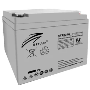 Акумуляторна батарея Ritar AGM RT12280 12В 28 Aг свинцево-кислотна