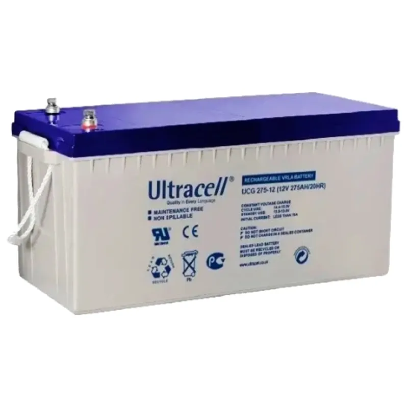 Аккумуляторная батарея Ultracell UCG275-12 12В 275 Ач гелевая