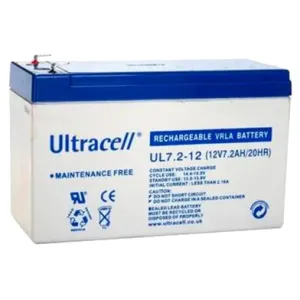 Аккумуляторная батарея Ultracell UL7.2-12 AGM 12В 7.2 Аг свинцово-кислотная