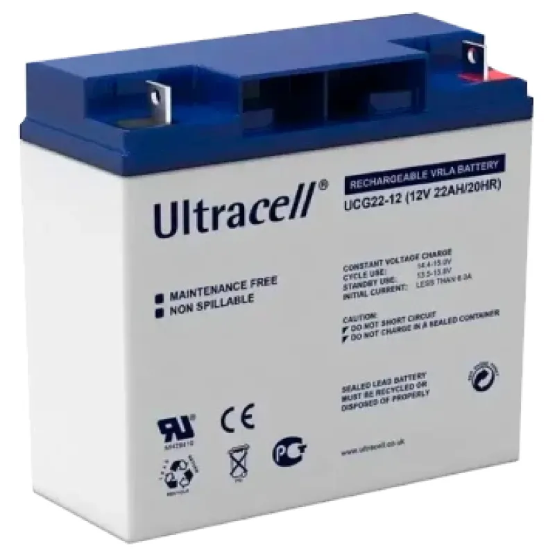 Аккумуляторная батарея Ultracell UCG20-12 GEL 12В 20 Ач гелевая