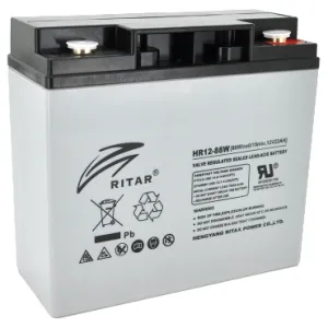 Акумуляторна батарея RITAR HR1288W AGM 12В 22 Aг свинцево-кислотна
