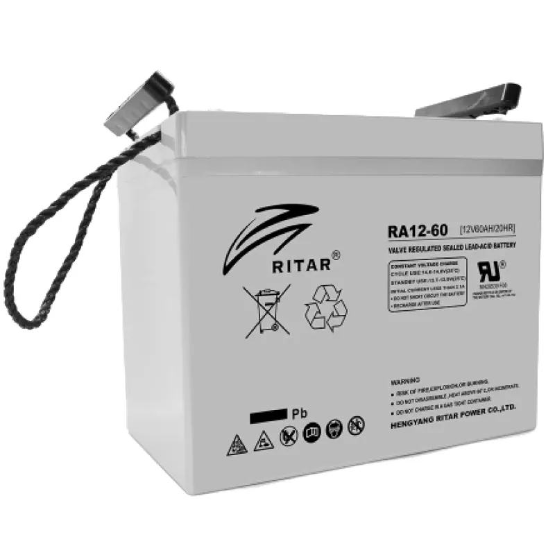Акумуляторна батарея RITAR RA12-60 AGM 12В 60 Aг свинцево-кислотна