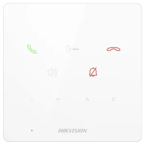 Аудіодомофон Hikvision DS-KH6000-E1 без екрану з PoE білий