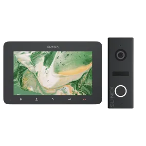 Комплект домофона Slinex SM-07 графіт + ML-17HR графіт