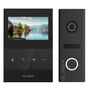 Комплект домофону Slinex SQ-04 чорний + ML-17HR графіт