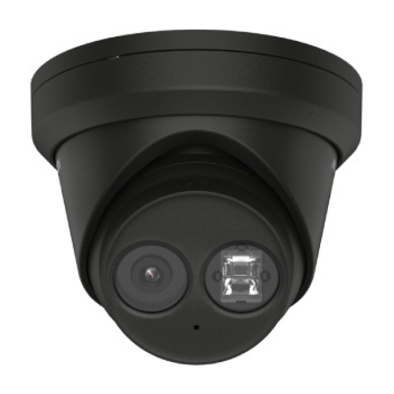 IP-камера 8 МП Hikvision DS-2CD2383G2-IU (2.8 мм) AcuSense з PoE чорна