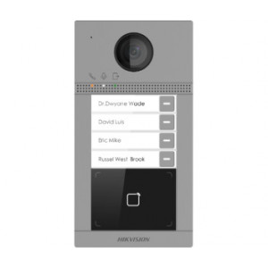 Wi-Fi IP-виклична панель Hikvision DS-KV8413-WME1(B)/Surface/Flush