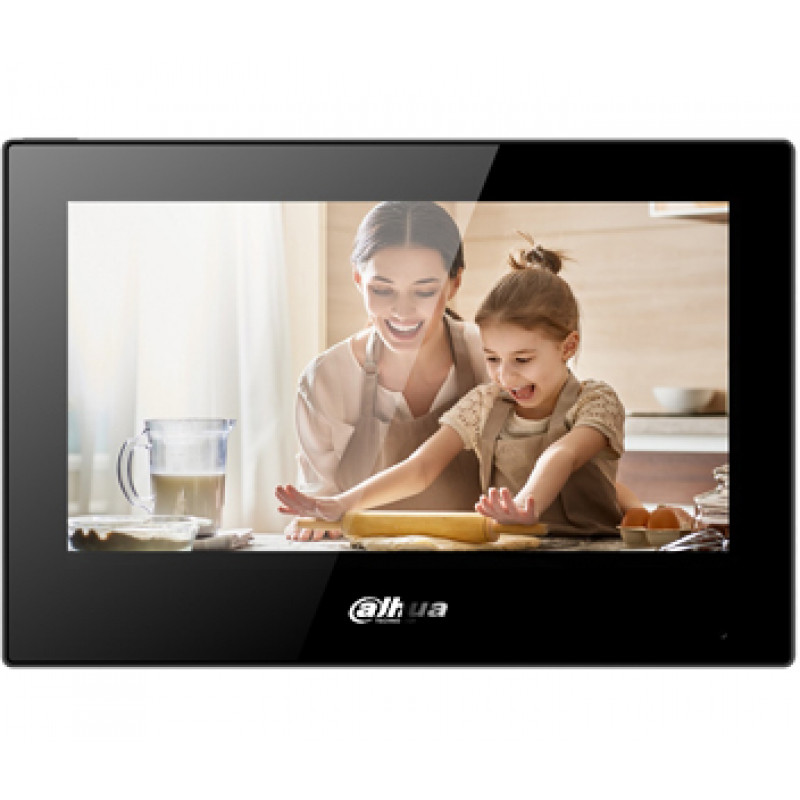 SIP Wi-Fi IP-домофон Dahua DHI-VTH5321GB-W з Android чорний