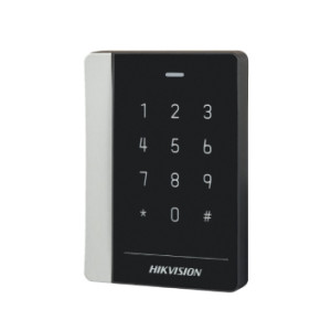 Зчитувач Hikvision DS-K1102AEK вологозахищений з клавіатурою