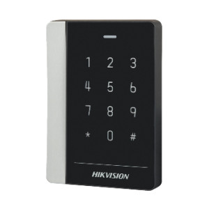 Зчитувач Hikvision DS-K1102AMK вологозахищений з клавіатурою