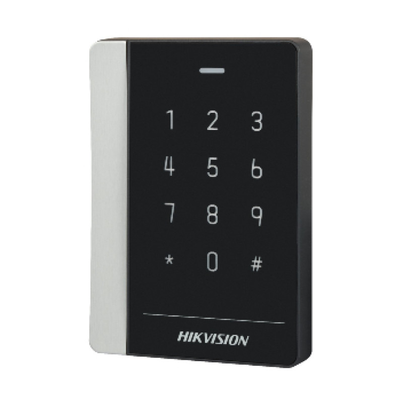 Зчитувач Hikvision DS-K1102AMK вологозахищений з клавіатурою